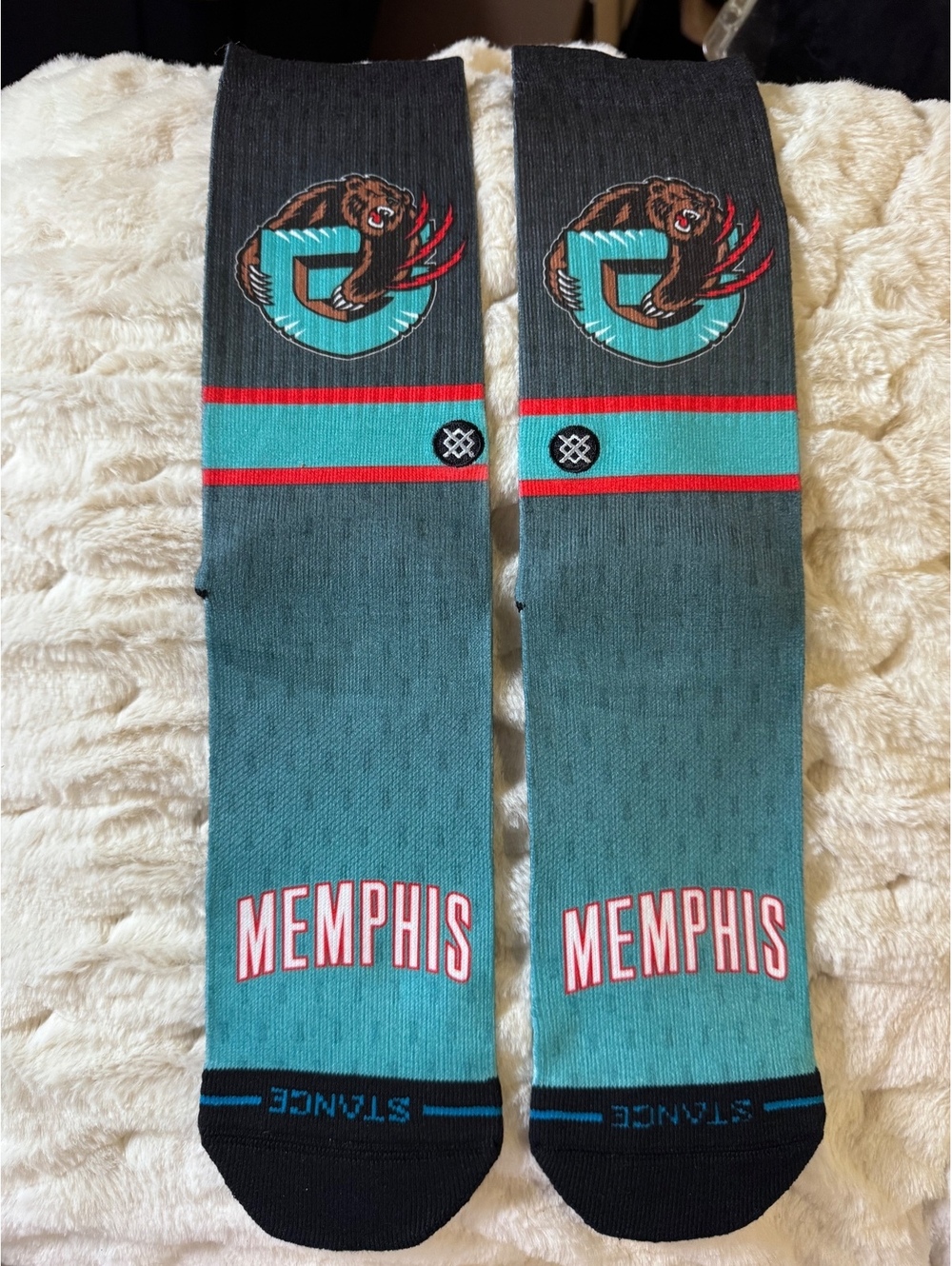 Stance Memphis Grizzlies NBA Men's Large Athletic Socks - NEW Factory Seconds
